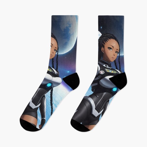 Item preview, Space Patrol | Black Anime Girl designed and sold by blackanimemecca.