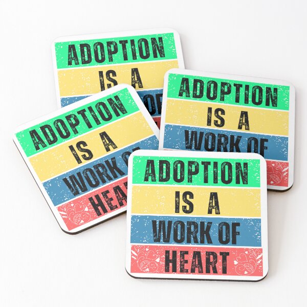 Item preview, Adoption Is A Work Of Heart designed and sold by Willow65625.