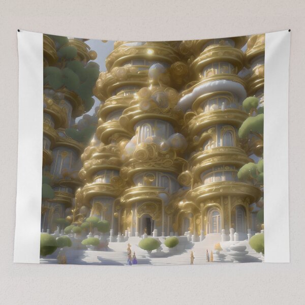 Item preview, The Grand Temple of Flowers The Empress' Swirling Garden The Temple of Truth Is White Parnassus designed and sold by entwithanaxe.