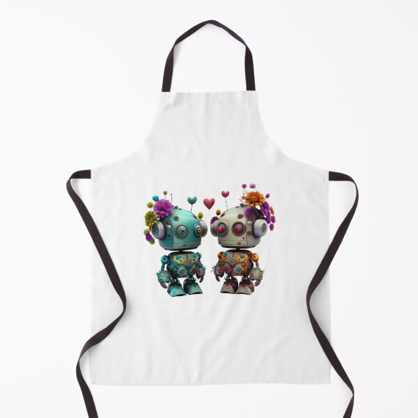Item preview, pareja de robots designed and sold by DigitalArtcapes.