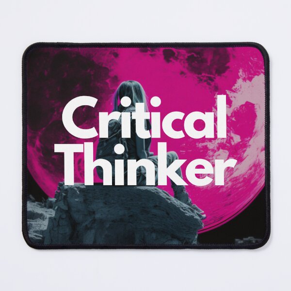 Item preview, Critical Thinker White on Black entrepreneur Cyber Fairy Grunge, Flexography, landscape, Photoshop, Sharp designed and sold by EmprendeHoy.