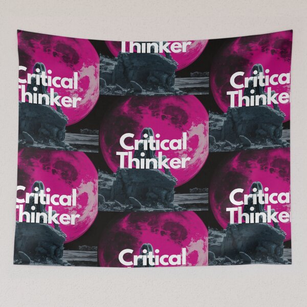 Item preview, Critical Thinker White on Black entrepreneur Cyber Fairy Grunge, Flexography, landscape, Photoshop, Sharp designed and sold by EmprendeHoy.