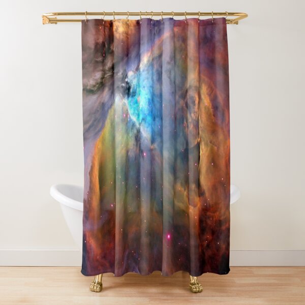 Disover Orion Nebula Space Galaxy, RBSSG Shower Curtain