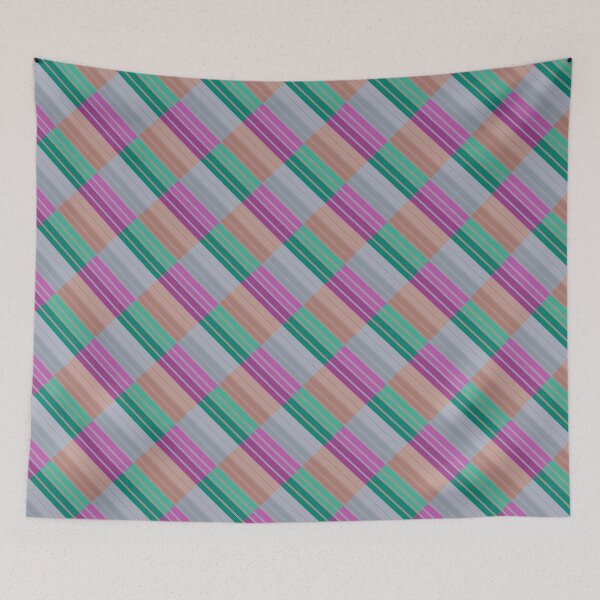 Item preview, Striped geometric pattern with oblique stripes designed and sold by fuzzyfox.