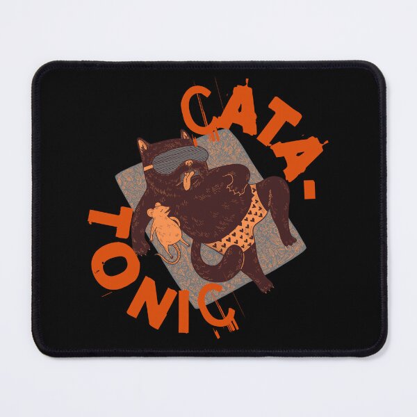 Item preview, Retro Catatonic Cat designed and sold by my-green-gecko.