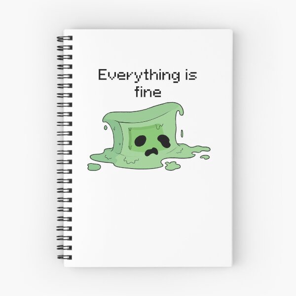 Item preview, "Everything is fine" melty boy designed and sold by wackycreator.