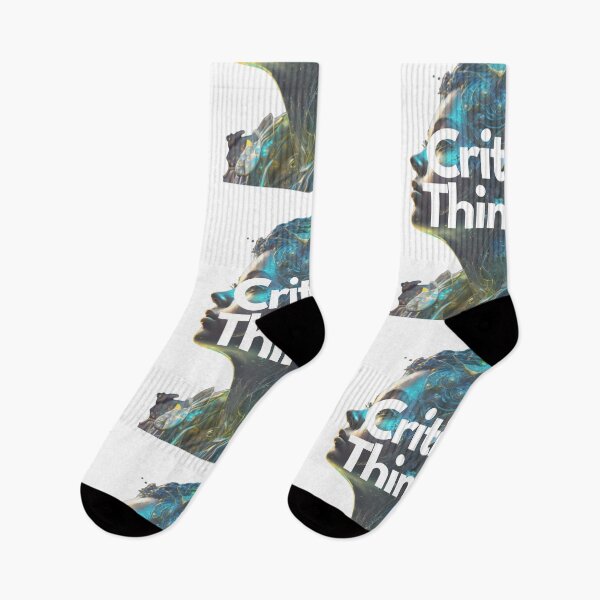 Item preview, Critical Thinker White on Black entrepreneur Ethereal, Androgynous, Gamercore, low angle, 3D rendering designed and sold by EmprendeHoy.