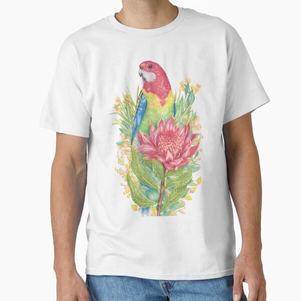 Item preview, Floral Eastern Rosella designed and sold by Kayla Reay.