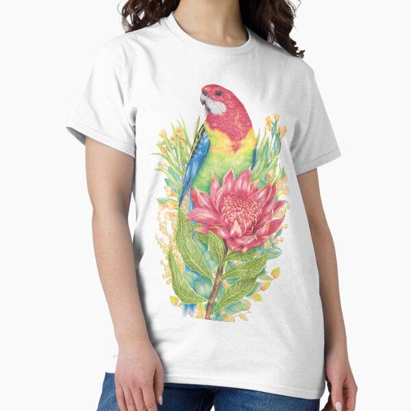 Item preview, Floral Eastern Rosella designed and sold by Kayla Reay.