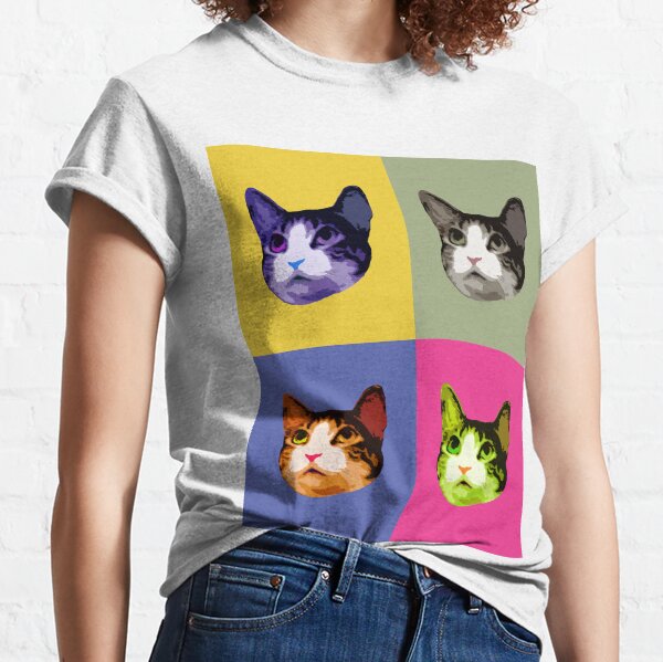 Andy warhol cat discount shirt