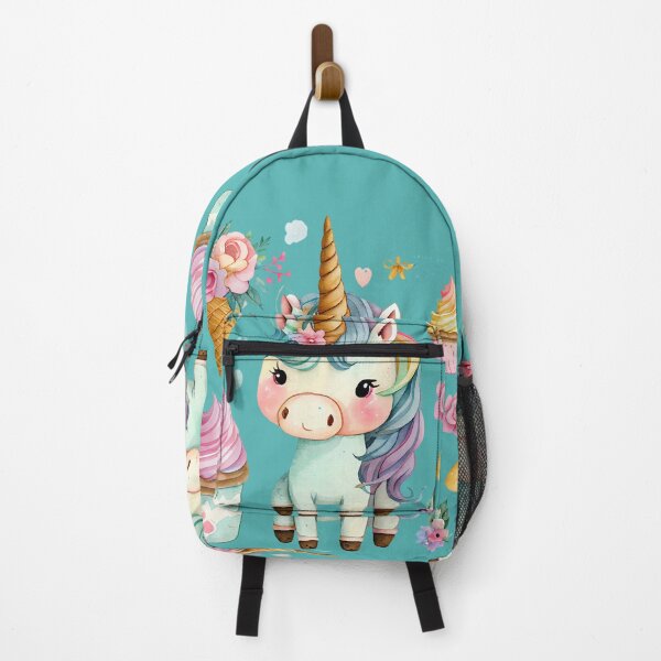 Item preview, Cute pastel rainbow baby unicorn in watercolor designed and sold by MagicStrawberry.