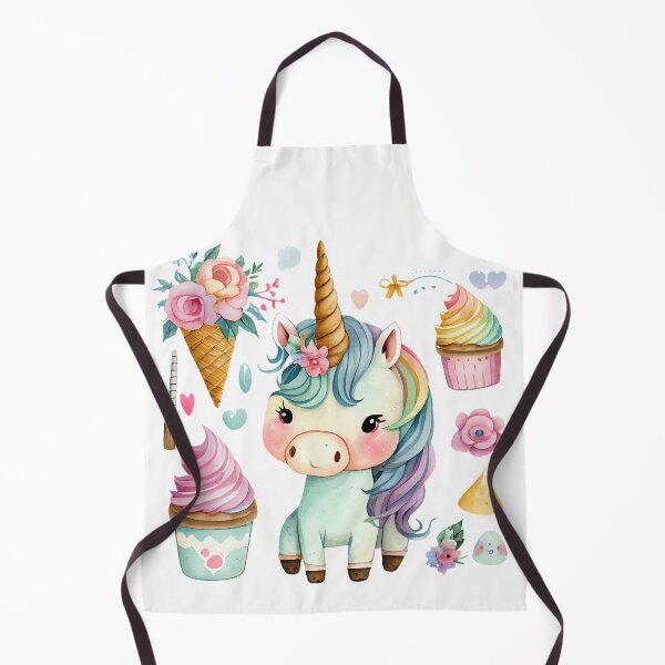 Item preview, Cute pastel rainbow baby unicorn in watercolor designed and sold by MagicStrawberry.