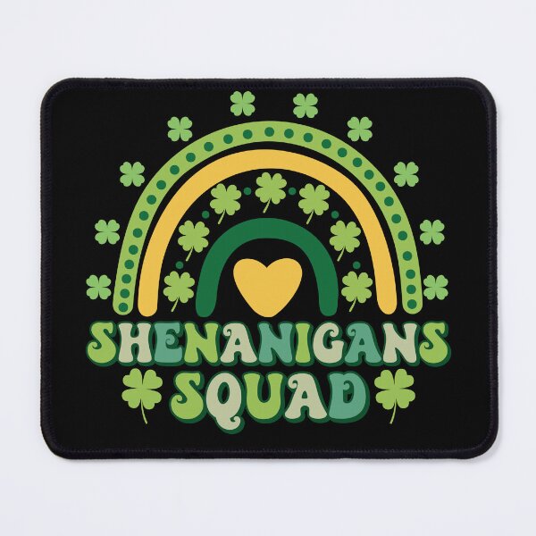 Item preview, Shenanigans Squad Rainbow Shamrock For St Patricks Day designed and sold by ohmier.