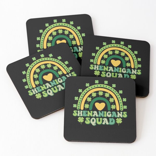 Item preview, Shenanigans Squad Rainbow Shamrock For St Patricks Day designed and sold by ohmier.