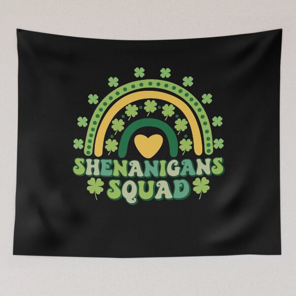 Item preview, Shenanigans Squad Rainbow Shamrock For St Patricks Day designed and sold by ohmier.