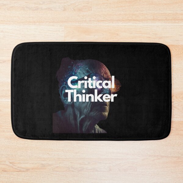 Item preview, Critical Thinker White on Black entrepreneur Alluring, Dark Fantasy, Flexography, GoPro view designed and sold by EmprendeHoy.