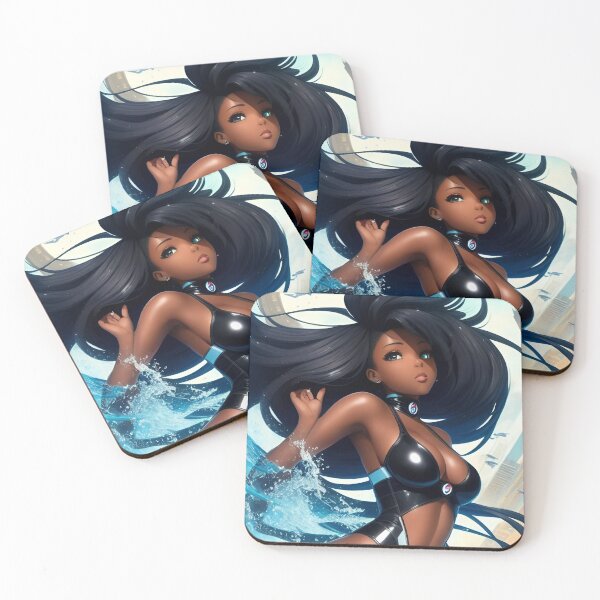 Item preview, Swimming In Your Skin Again | Black Anime Girl designed and sold by blackanimemecca.