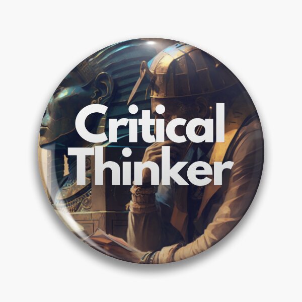 Item preview, Critical Thinker White on Black entrepreneur gloomy, Ancient Egypt, Golden Age of Detective Fiction designed and sold by EmprendeHoy.