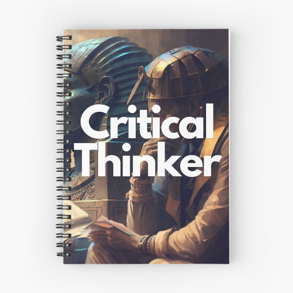 Item preview, Critical Thinker White on Black entrepreneur gloomy, Ancient Egypt, Golden Age of Detective Fiction designed and sold by EmprendeHoy.