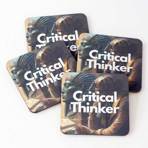 Item preview, Critical Thinker White on Black entrepreneur gloomy, Ancient Egypt, Golden Age of Detective Fiction designed and sold by EmprendeHoy.