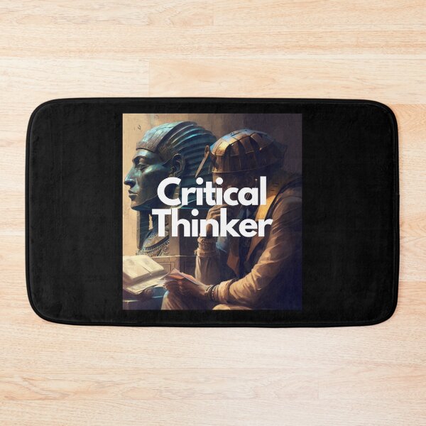 Item preview, Critical Thinker White on Black entrepreneur gloomy, Ancient Egypt, Golden Age of Detective Fiction designed and sold by EmprendeHoy.