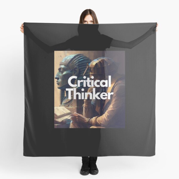 Item preview, Critical Thinker White on Black entrepreneur gloomy, Ancient Egypt, Golden Age of Detective Fiction designed and sold by EmprendeHoy.