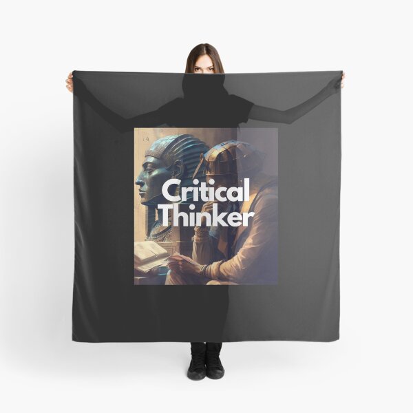 Item preview, Critical Thinker White on Black entrepreneur gloomy, Ancient Egypt, Golden Age of Detective Fiction designed and sold by EmprendeHoy.