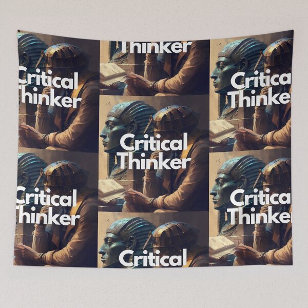 Item preview, Critical Thinker White on Black entrepreneur gloomy, Ancient Egypt, Golden Age of Detective Fiction designed and sold by EmprendeHoy.