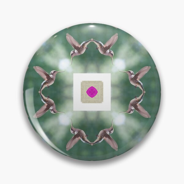 Item preview, Hummingbird Kaleidoscope pattern 4 designed and sold by Swabcraft.