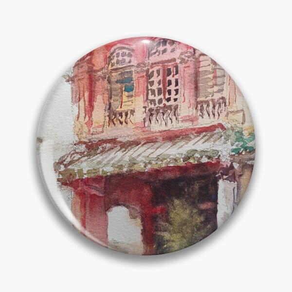 Item preview, Colorful Shophouse cafes, Emerald Hill, Singapore  designed and sold by Almondtree.