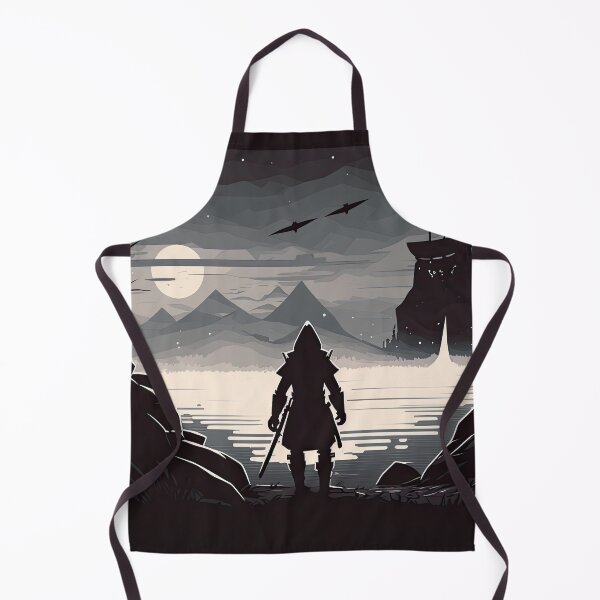 Item preview, Warrior standing in front of a castle in mountains by generative AI designed and sold by aicanfeel.