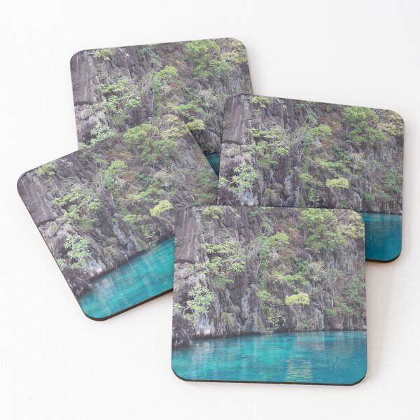 Item preview, Lake and Rock Formations I (large canvas) designed and sold by Bernsberry Illustrations.