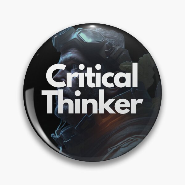Item preview, Critical Thinker White on Black entrepreneur Mysterious, Dark Nautical, Ghostcore, portrait, Substance 3D designed and sold by EmprendeHoy.