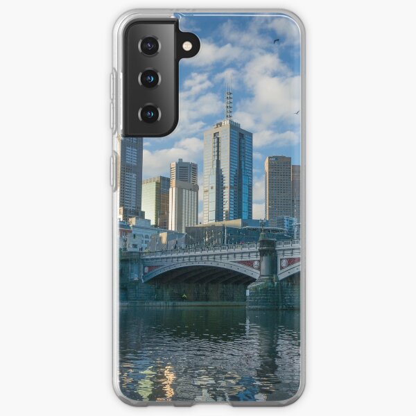 Melbourne CBD, Princes Bridge, Australia Samsung Galaxy Soft Case