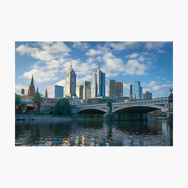 Item preview, Melbourne CBD, Princes Bridge, Australia designed and sold by antonium.