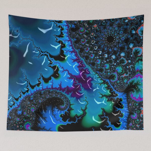Item preview, Glossy Deep Sea | Abstract Fractal Art designed and sold by Dr-Pen.