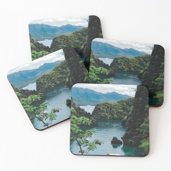 Item preview, Lake and Rock Formations IV (large canvas) designed and sold by Bernsberry Illustrations.