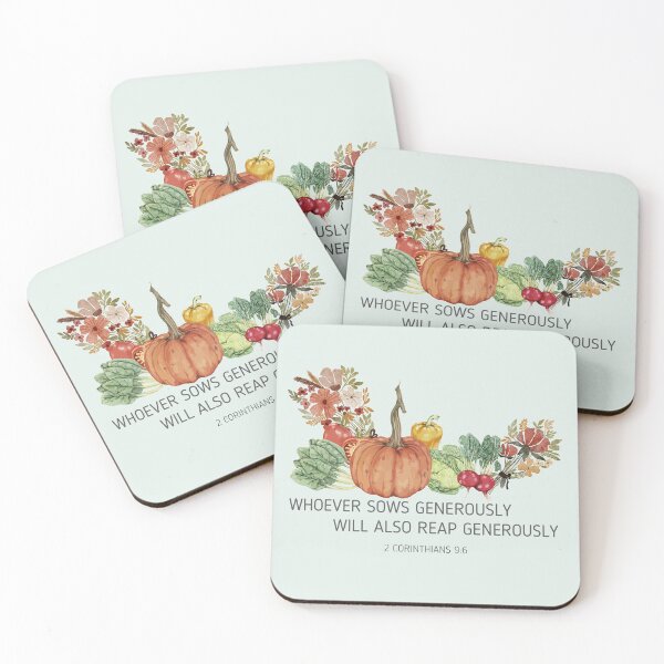 Item preview, Whoever sows generously reaps generously designed and sold by miomercado.