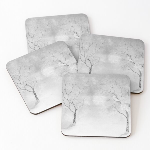 Item preview, Black and white Art Nature winter landscape designed and sold by IrinaIkar.