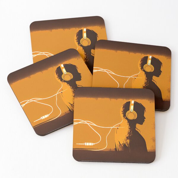Item preview, Una persona escuchando música por IA generativa. designed and sold by aicanfeel.