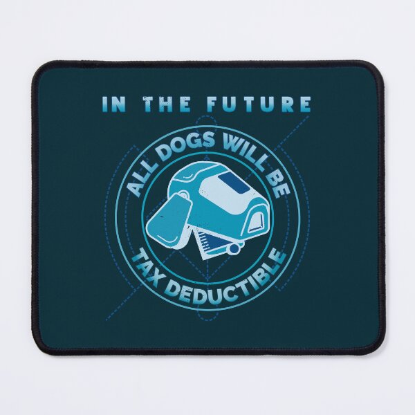 Item preview, Future Dogs Will Be Tax Deductible Funny Retro Robot Canine Logo designed and sold by CRHPOD20.