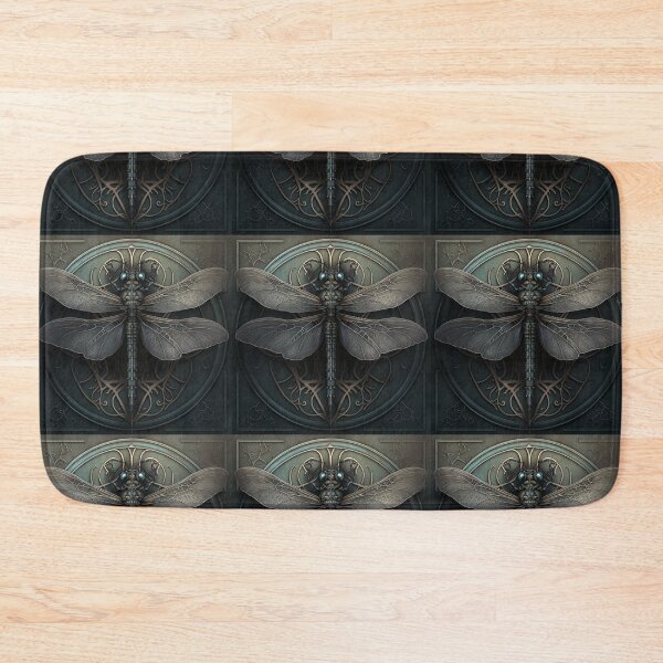 Item preview, Gothic Ornate Dragonfly in Hues of Blue & Gray designed and sold by Dragonstrom.