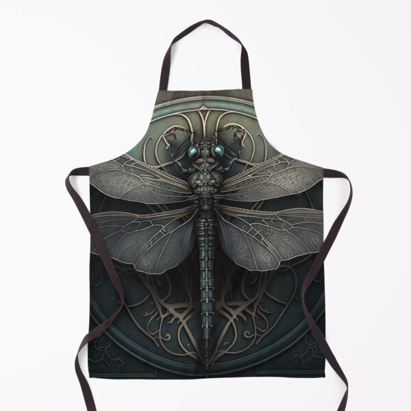 Item preview, Gothic Ornate Dragonfly in Hues of Blue & Gray designed and sold by Dragonstrom.