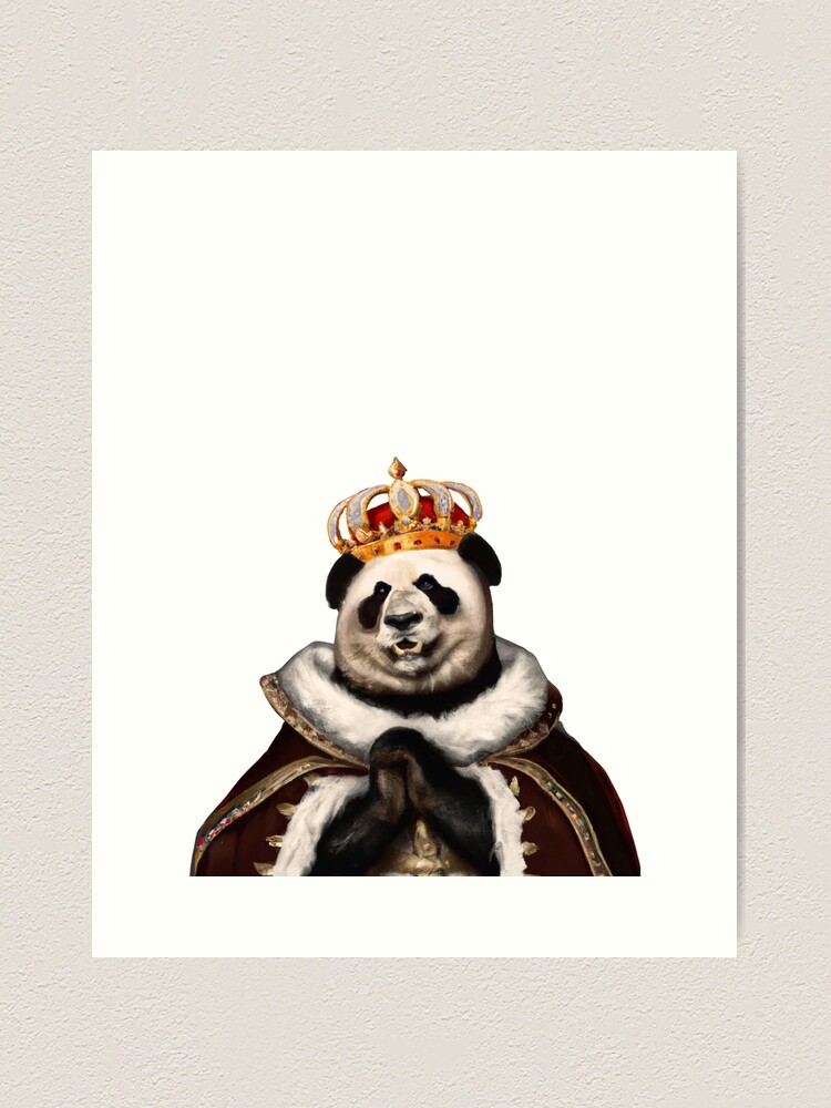 Rat King Wearing a Medieval Robe and Royal Crown in Renaissance Portrait  Digital Art | Sticker