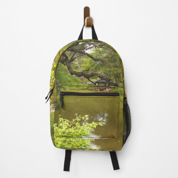 Item preview, Garden with a Body of Water I designed and sold by Bernsberry Illustrations.