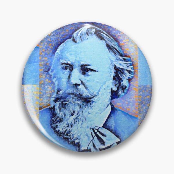 Item preview, Johannes Brahms artwork | Johannes Brahms Portrait | Johannes Brahms Wall Art  designed and sold by Suyogsonar25.
