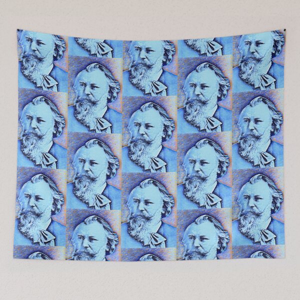 Item preview, Johannes Brahms artwork | Johannes Brahms Portrait | Johannes Brahms Wall Art  designed and sold by Suyogsonar25.