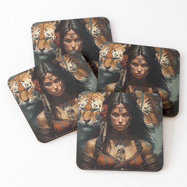 Item preview, Tiger Warrior Girl designed and sold by Rays84.