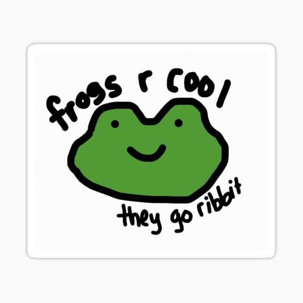 frogs r cool Sticker for Sale by vad815