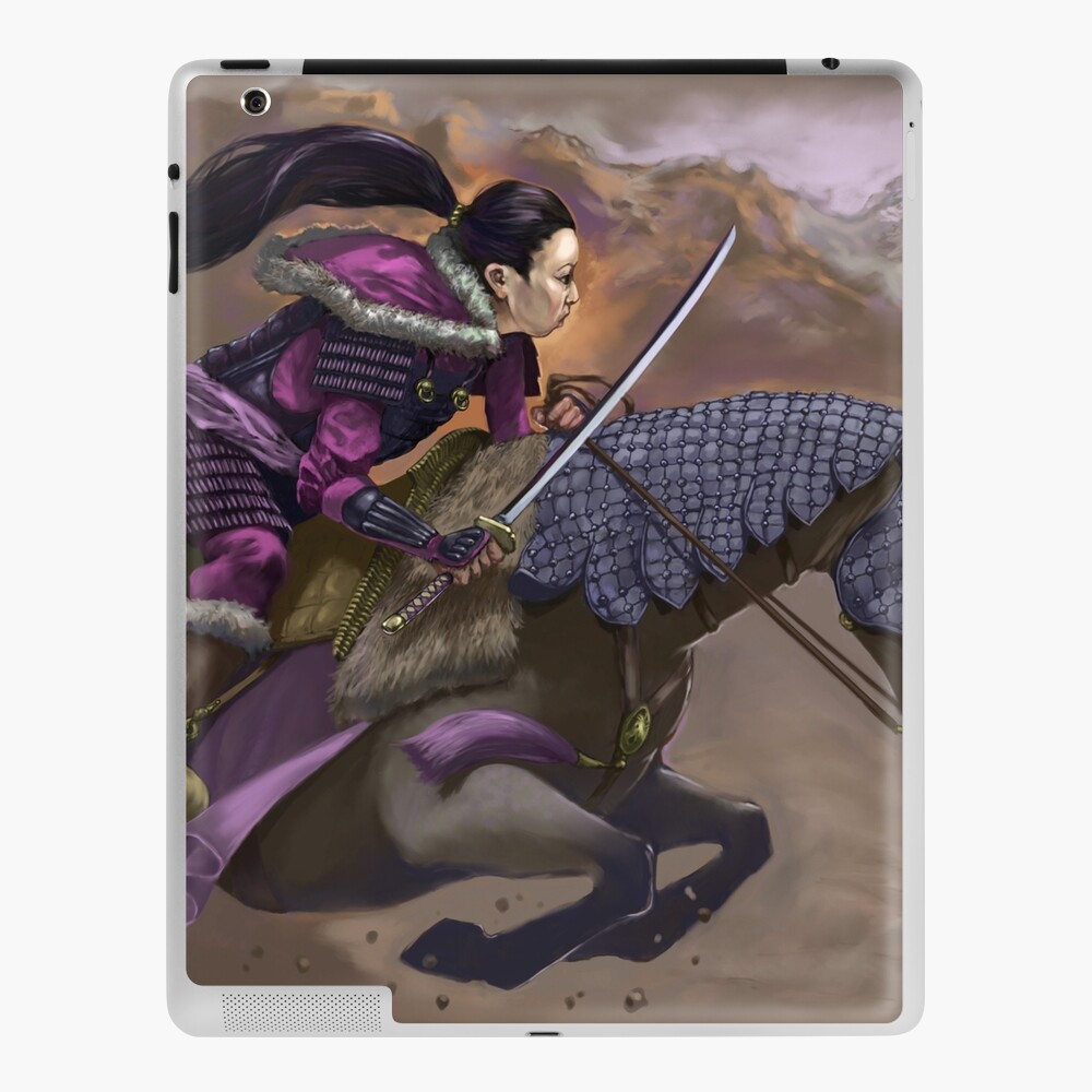 Einhorn Battlemaiden Weibliches Reitpferd In Kampf Legende Der Funf Ringe L5r Clan Nightmare Meistverkaufte Meistverkaufte Redubble Illustration Ipad Hulle Skin Von Scottneil Redbubble